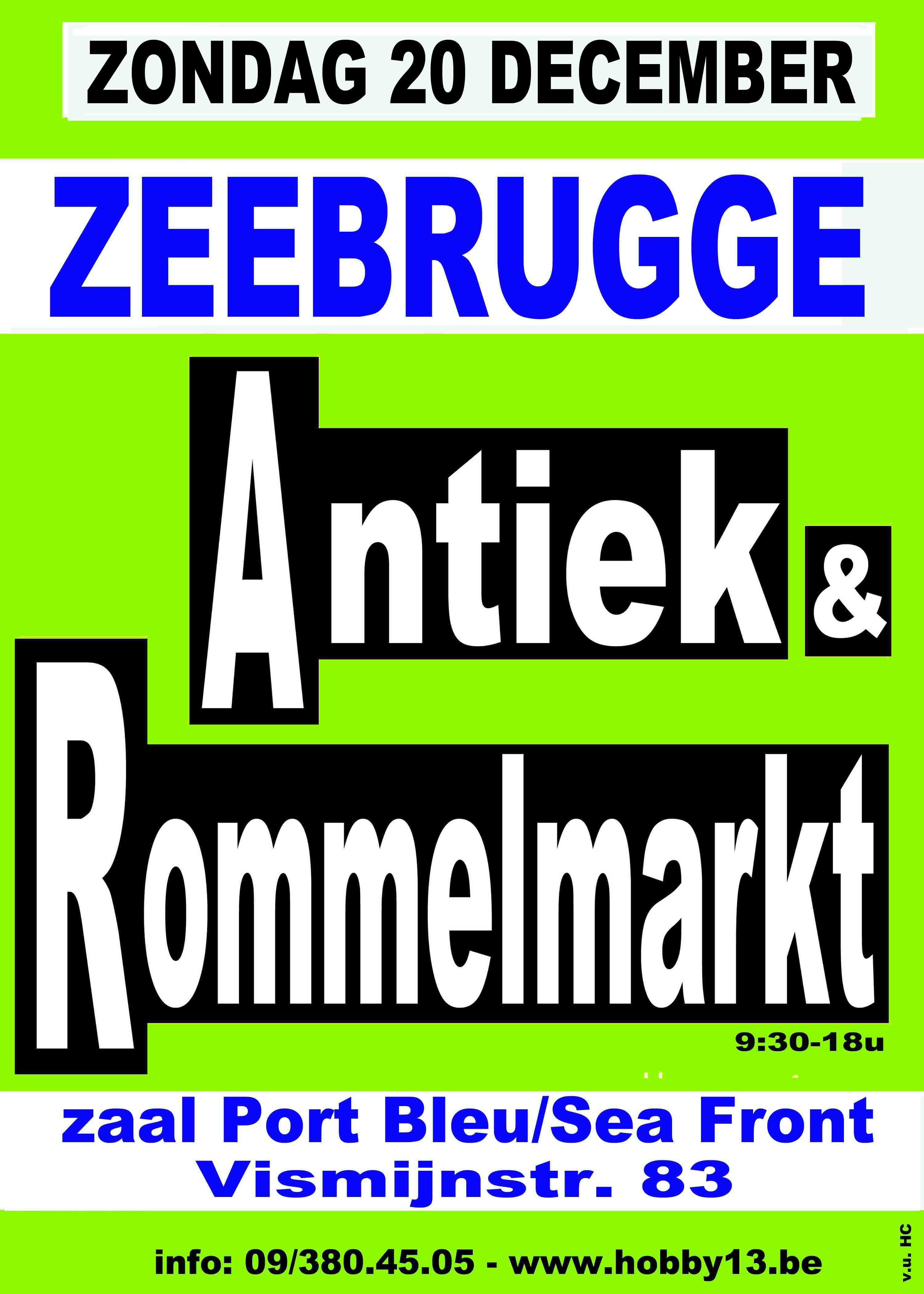Antiek & Rommelmarkt te Zeebrugge