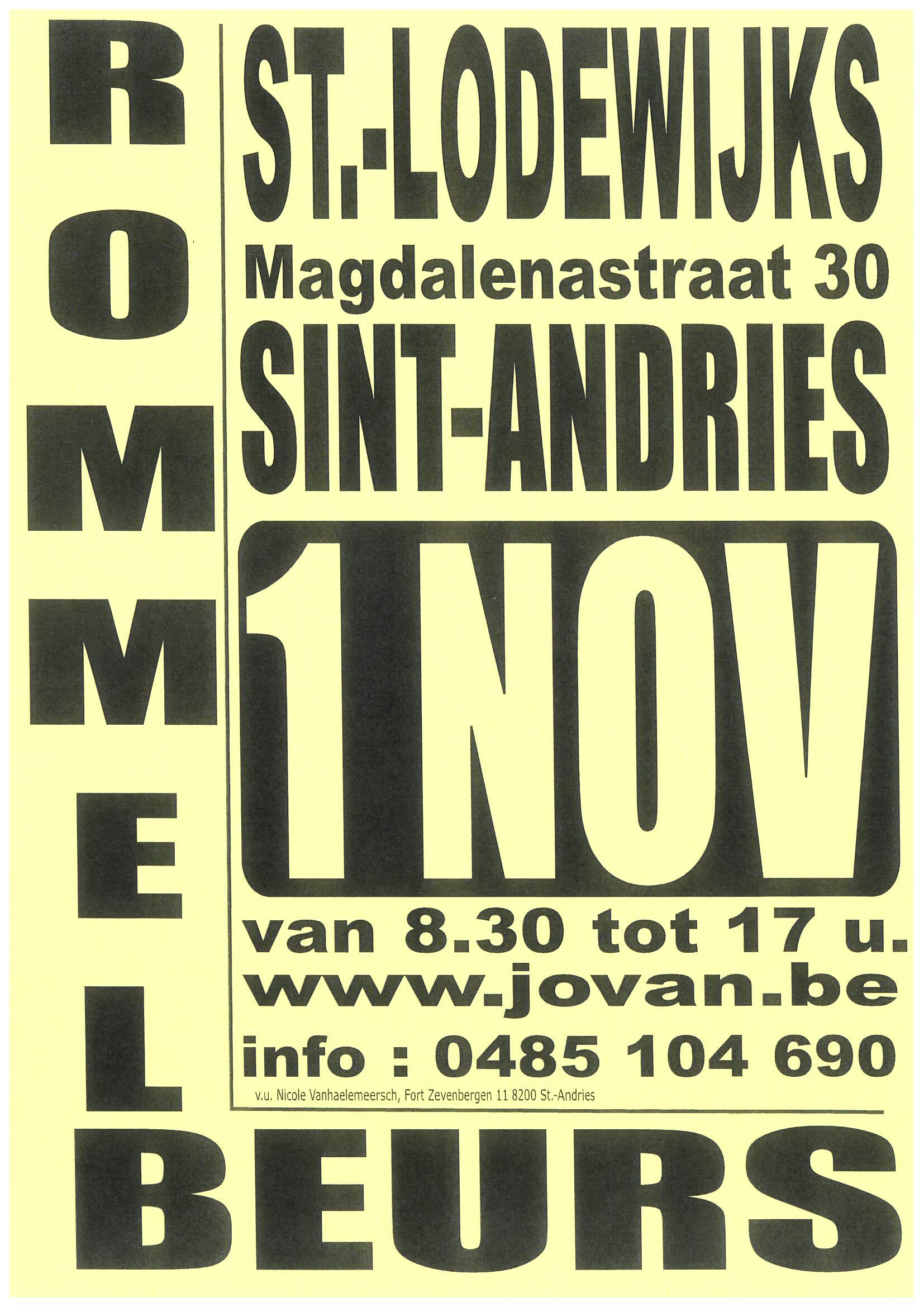 Rommelbeurs Sint-Lodewijkscollege - Org. JOVAN