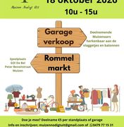 Garageverkoop en rommelmarkt