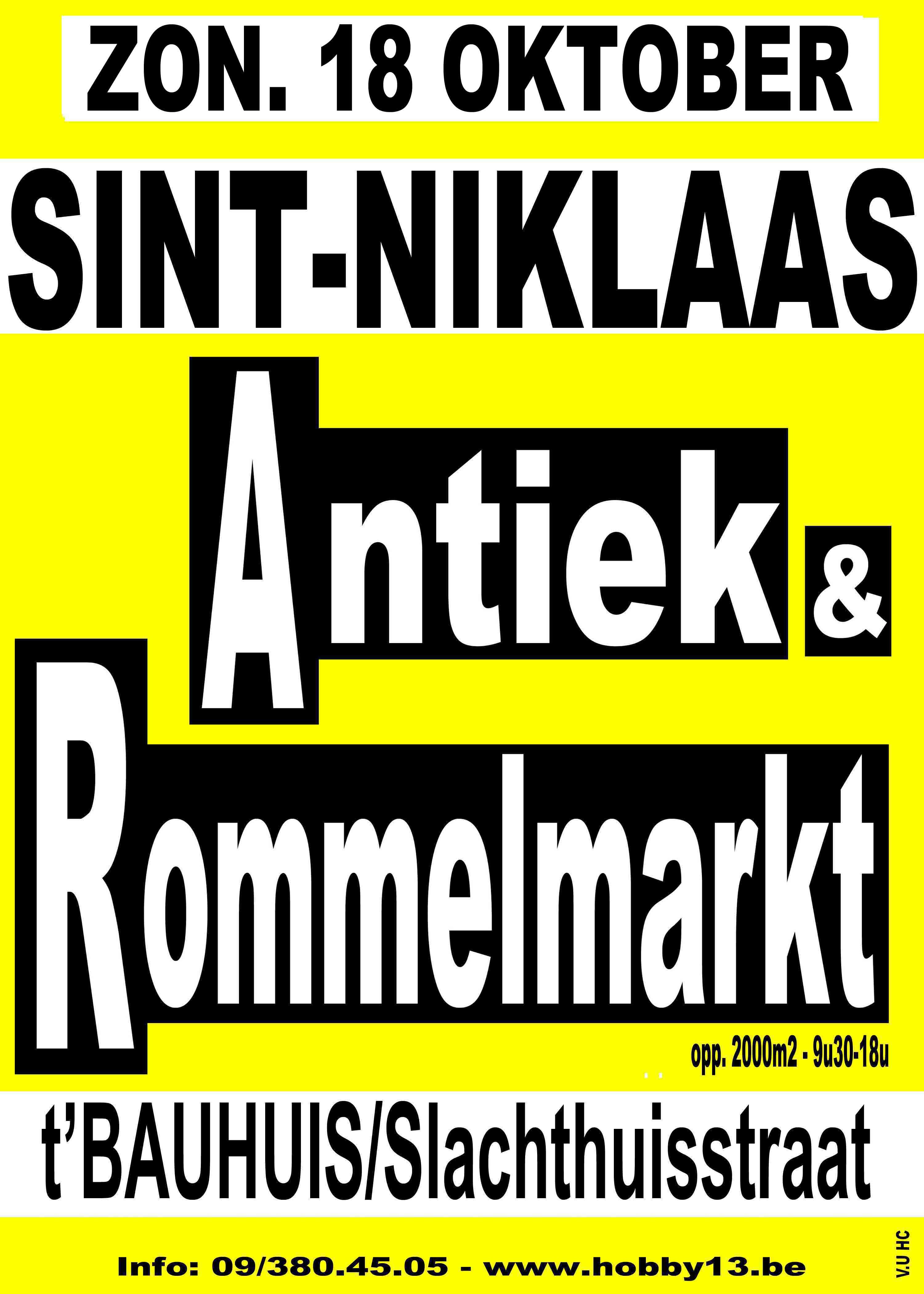 Antiek & Rommelmarkt te Sint-Niklaas